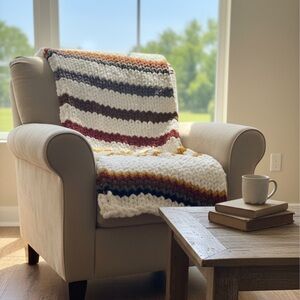 Autumn Comfort Chunky Blanket